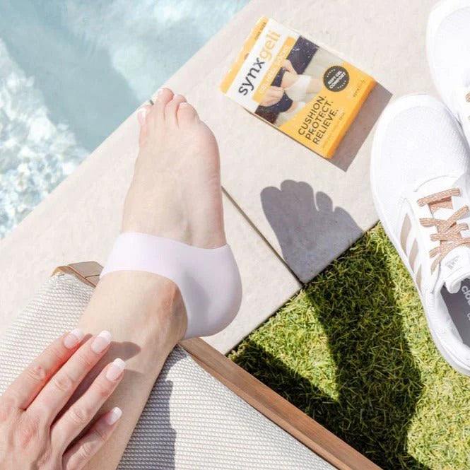 Synxgeli Gel Heel Socks - 2 pack