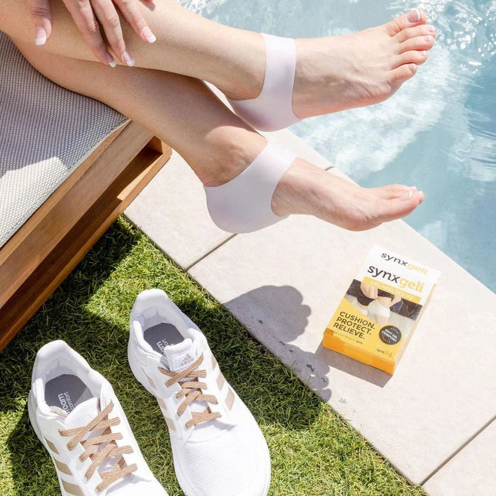 Synxgeli Gel Heel Socks - 2 pack