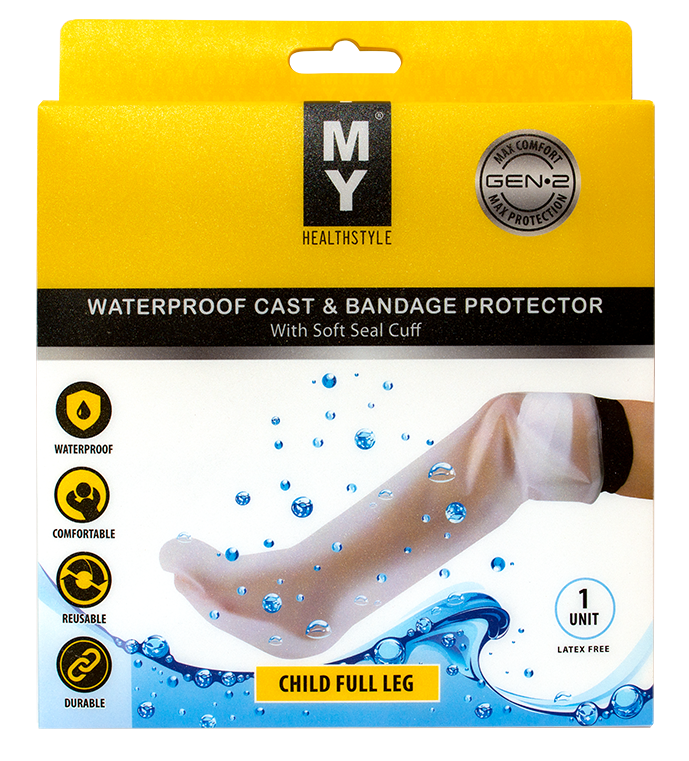 MY Waterproof Cast & Bandage Protector - Full Leg