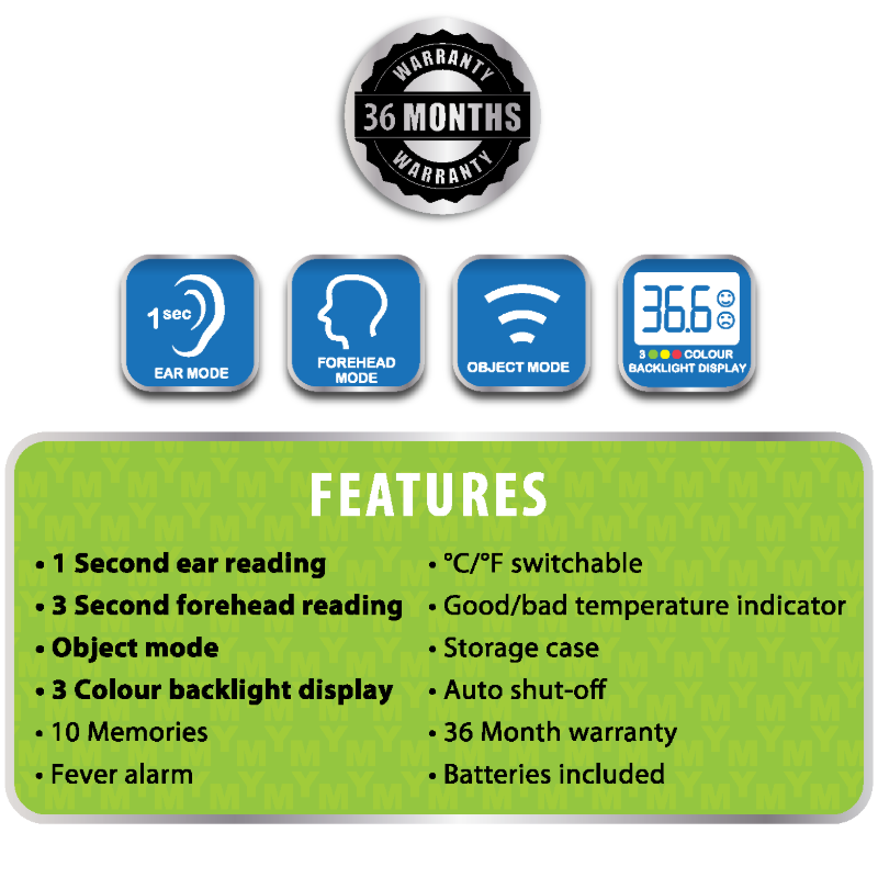 MY Infrared Multi Function Thermometer