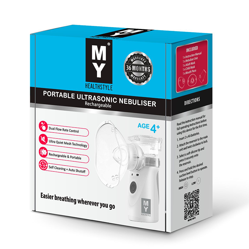 MY Ultrasonic Mesh Nebuliser - Portable & Rechargeable