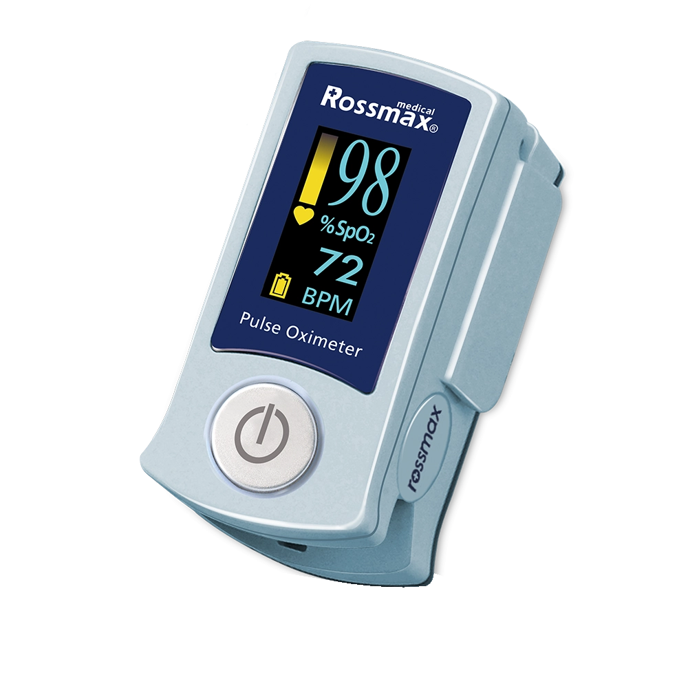 Rossmax Fingertip Pulse Oximeter - LED Colour Display
