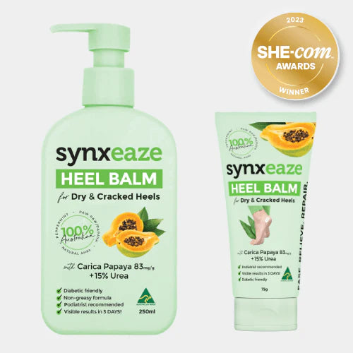Synxeaze Heel Balm for Dry & Cracked Heels