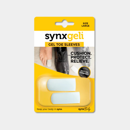 Synxgeli Gel Toe Sleeves - 2 pack