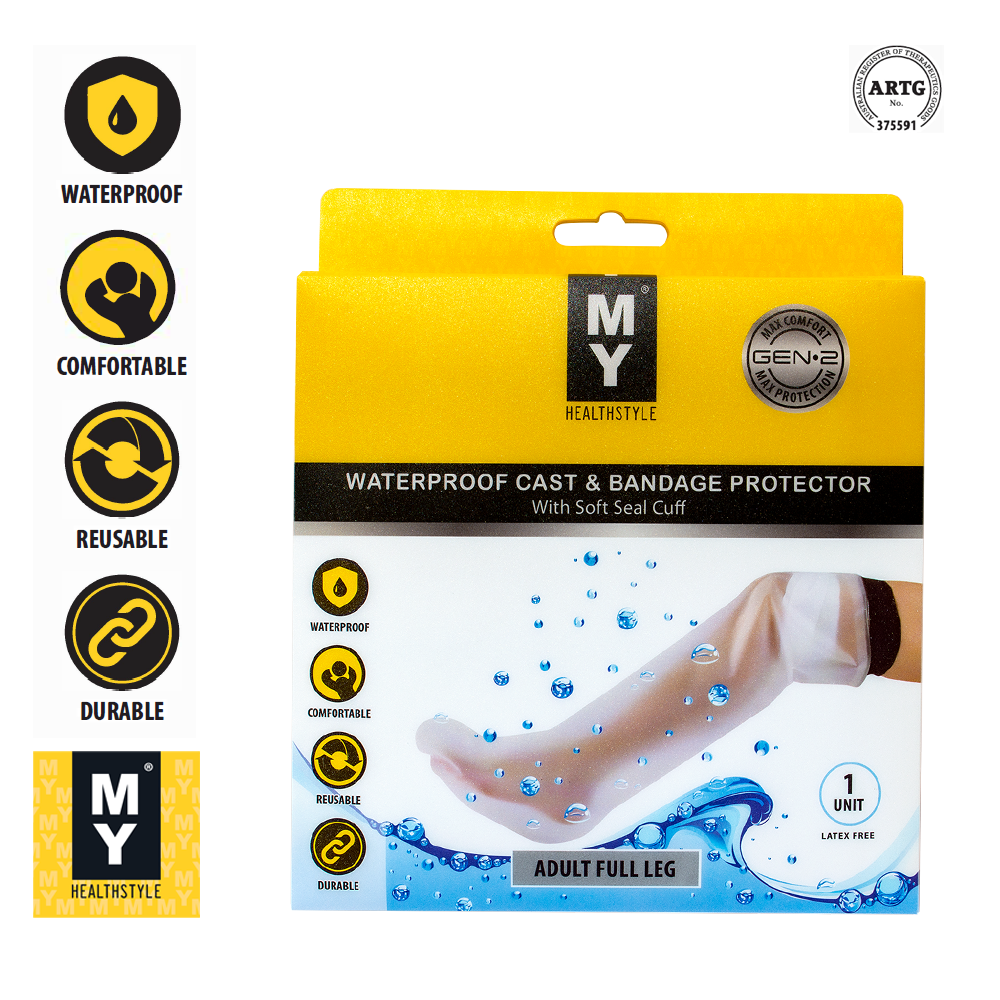MY Waterproof Cast & Bandage Protector - Full Leg