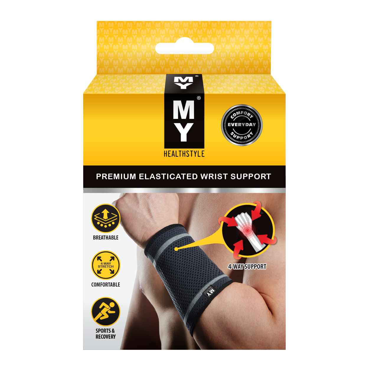 MY Premium Elasticated Wrist Support