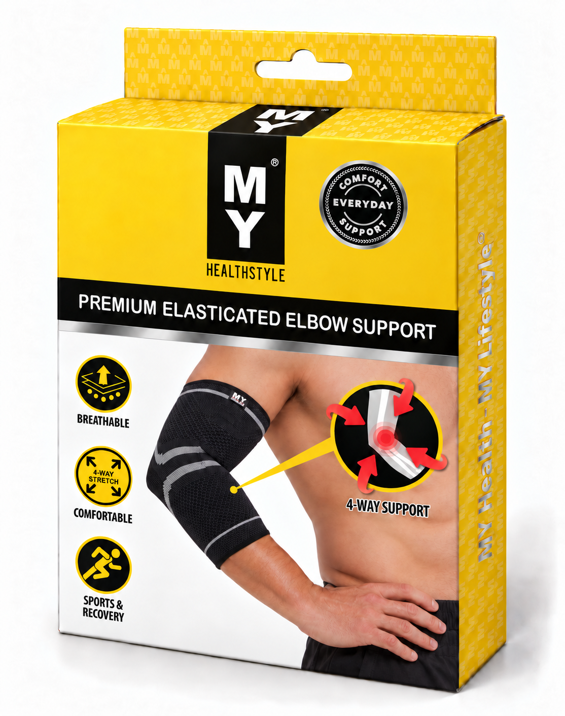 MY Premium Elasticated Elbow Support