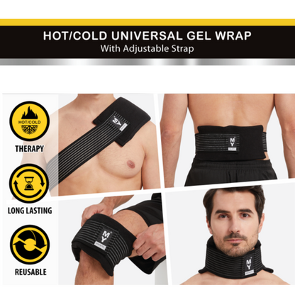 MY Hot/Cold Reusable Gel Wrap - Large with Adjustable Strap