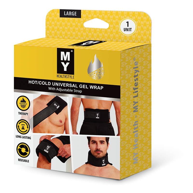 MY Hot/Cold Reusable Gel Wrap - Large with Adjustable Strap