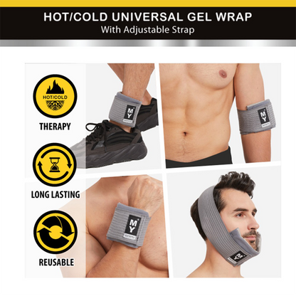 MY Hot/Cold Reusable Gel Wrap - Small with Adjustable Strap