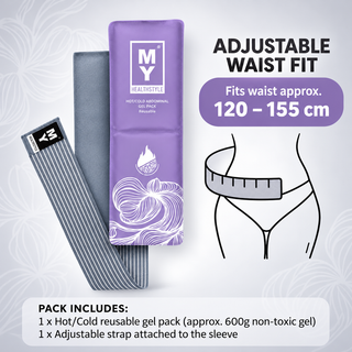 MY Hot/Cold Abdominal Gel Wrap with Adjustable Strap