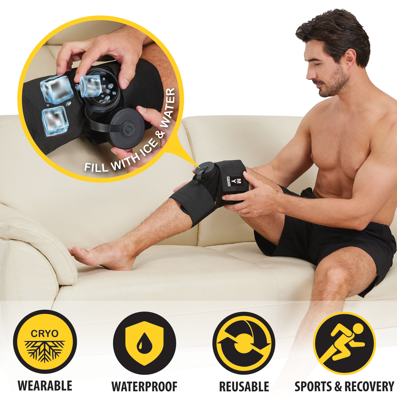 MY Ice Compression Wrap - Knee