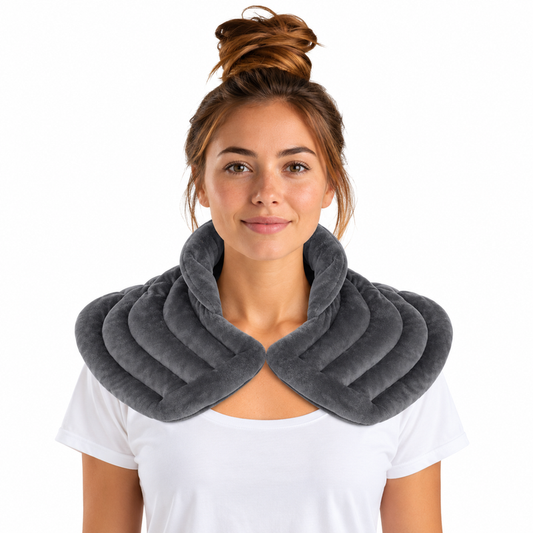 MY Hot/Cold Neck & Shoulder Wrap with Natural Clay Beads