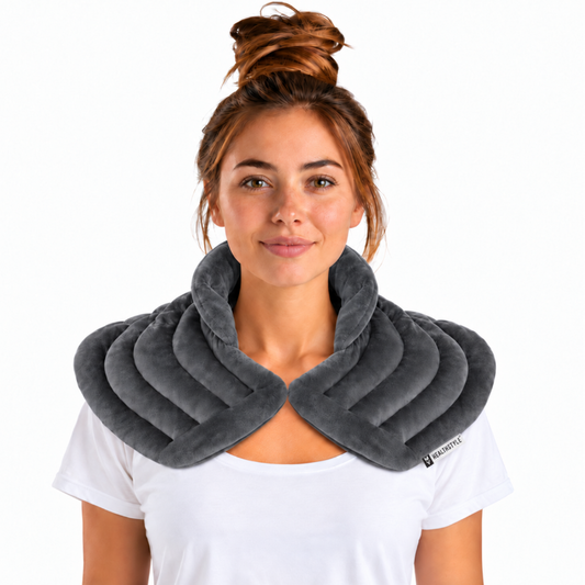 MY Hot/Cold Neck & Shoulder Wrap with Natural Clay Beads