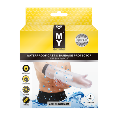 MY Waterproof Cast & Bandage Protector - Adult Lower Arm