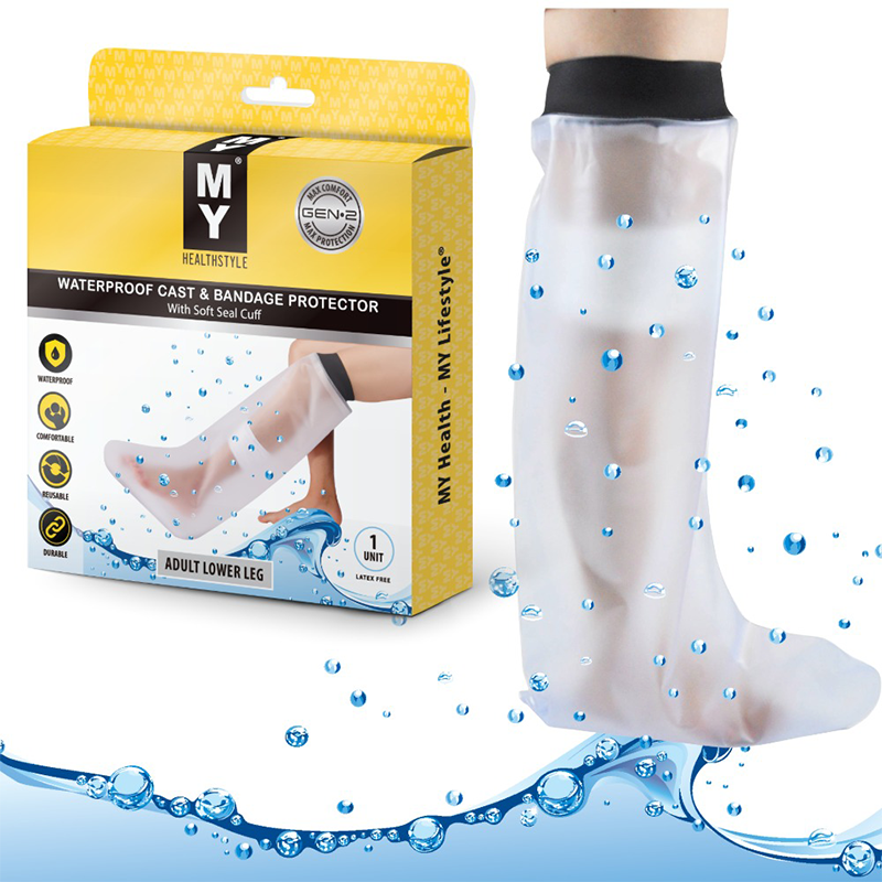 MY Waterproof Cast & Bandage Protector - Adult Lower Leg
