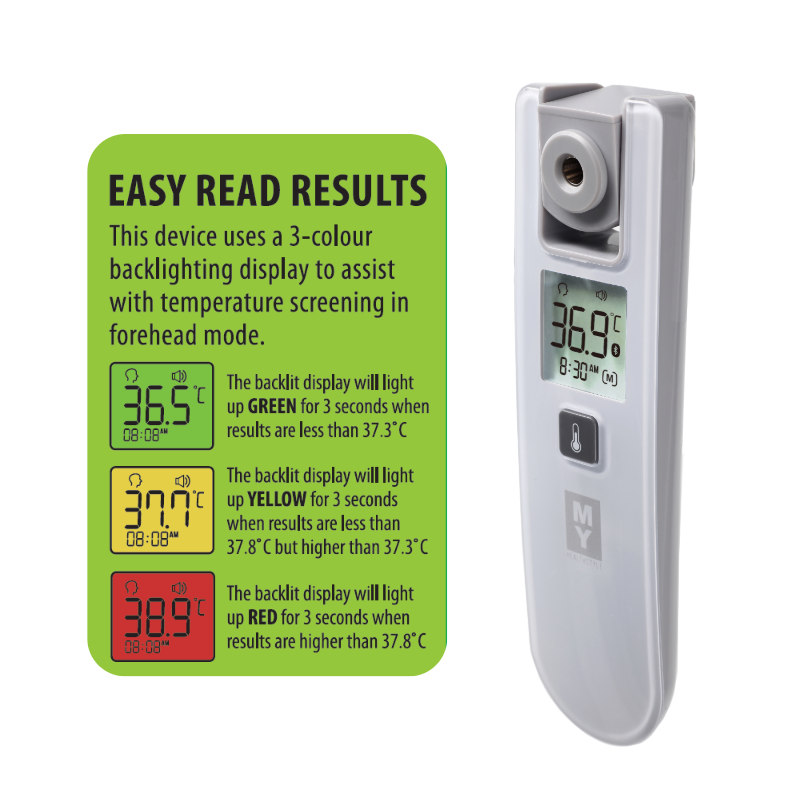 MY Non-Contact Thermometer Infrared - Reversible Probe