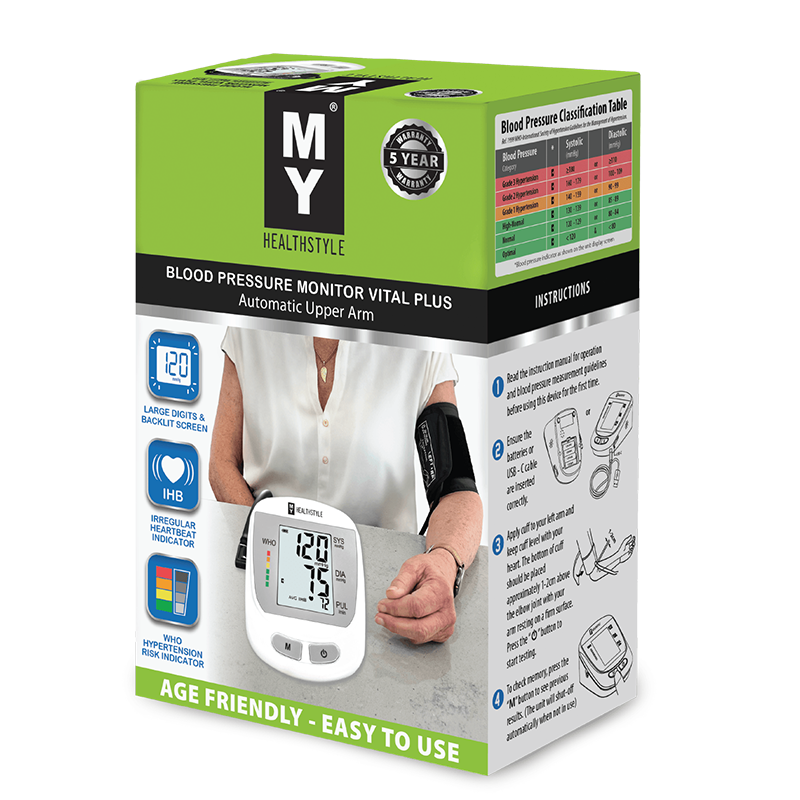 MY Blood Pressure Monitor - VITAL PLUS
