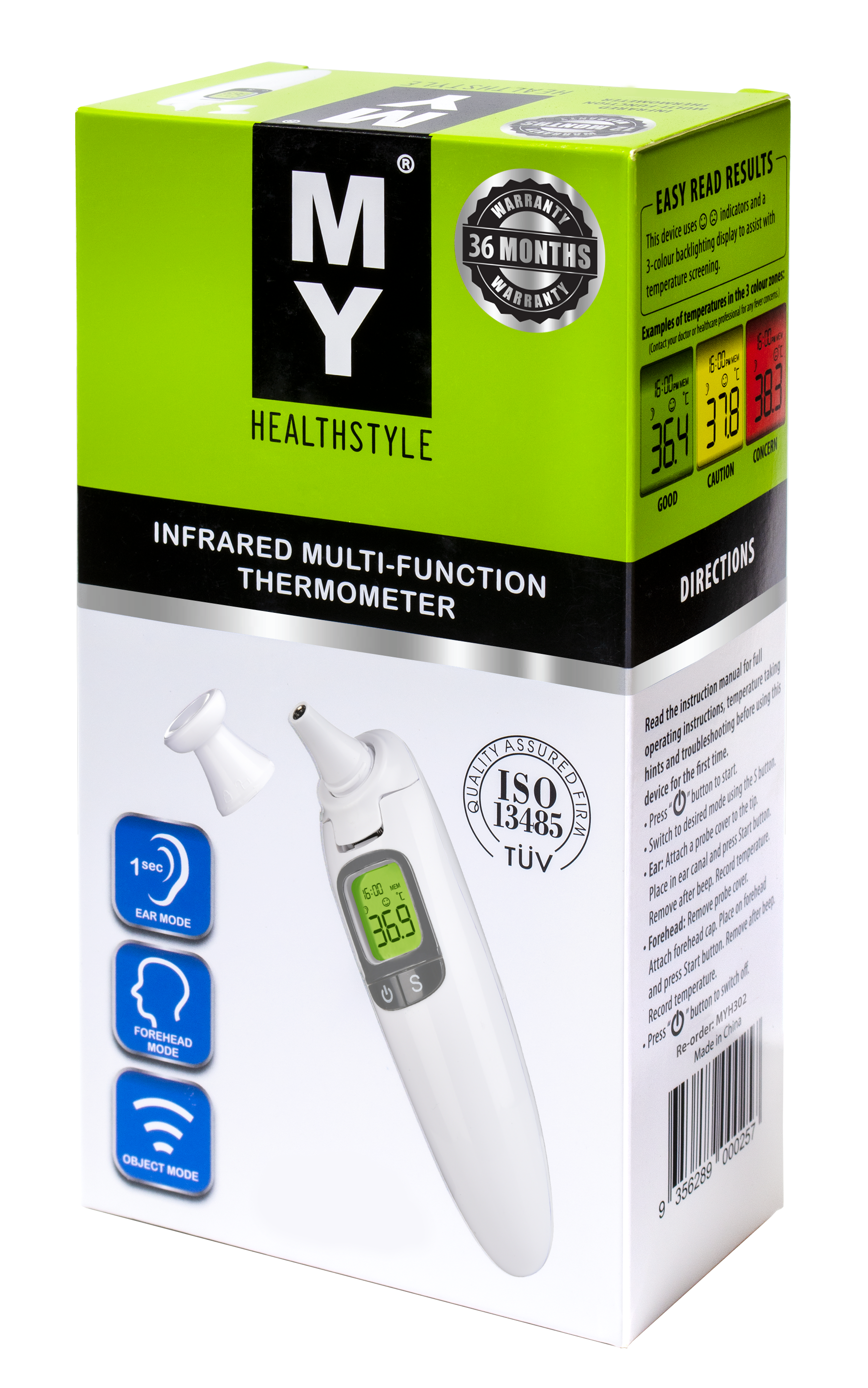 MY Infrared Multi Function Thermometer MY Healthstyle