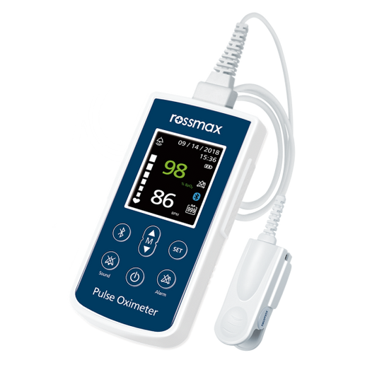 Rossmax Handheld Pulse Oximeter with Bluetooth