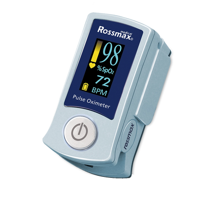 Rossmax Fingertip Pulse Oximeter - LED Colour Display