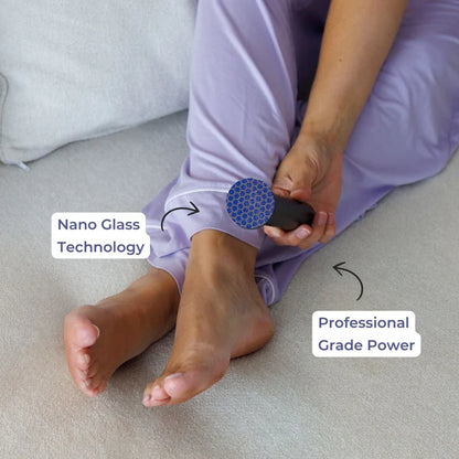 3-in-1 Electric Foot Polisher - Callus, Hard, Cracked Skin Remover & Nail Buffer