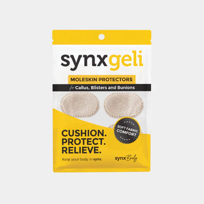Synxgeli Moleskin Protectors for Callus, Blisters & Bunions