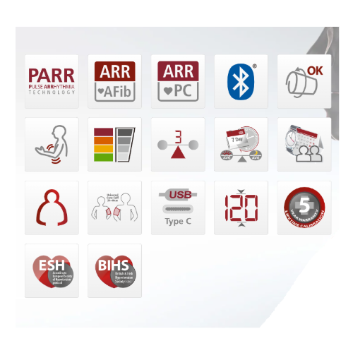 Rossmax Z5 Blood Pressure Monitor PARR - Lithium-Ion & Bluetooth