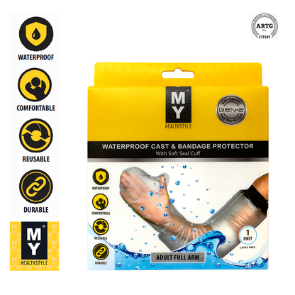 MY Waterproof Cast & Bandage Protector - Full Arm